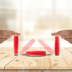 Mokuru roll dam rondux anti-stress en bois pour améliorer.