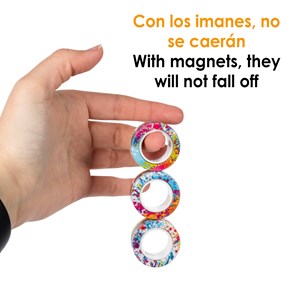 Bagues fidget magnétiques, des bagues magnétiques au design exclusif.