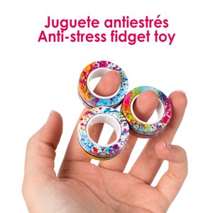 Bagues fidget magnétiques, des bagues magnétiques au design exclusif.