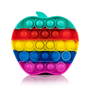 Bubble pop it jouet sensoriel anti-stress, bulles en silicone à presser.