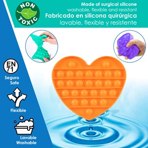 Bubble pop it jouet sensoriel anti-stress, bulles en silicone à presser.