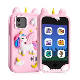 Appareil photo enfant k8 en forme de téléphone. Avec une caméra.