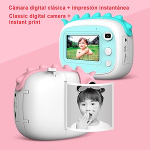 Appareil photo numérique a6 avec impression instantanée. Écran tactile.