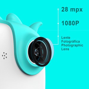 Appareil photo numérique a6 avec impression instantanée. Écran tactile.