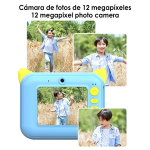 Appareil photo numérique 12 mpx et vidéo fullhd pour enfants.