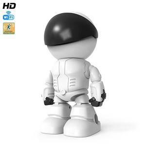 Caméra ip wifi de surveillance avec mouvement horizontal et vertical.