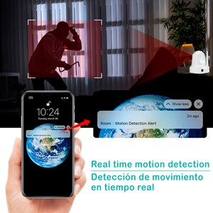 Caméra ip wifi v11 motorisée 360° hd 1080, vision nocturne.