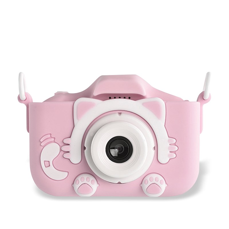 Appareil photo numérique x2, design chat, photos de 20mpx et vidéo, pour enfants