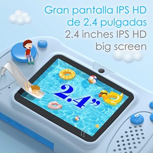 Appareil photo et vidéo pour enfants avec jeux intégrés. Appareil photo double.