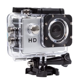 Caméra de sport komir hd720p avec 12 mpx, écran de 2 pouces et 14 accessoires.