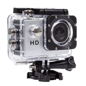 Caméra de sport komir hd720p avec 12 mpx, écran de 2 pouces et 14 accessoires.