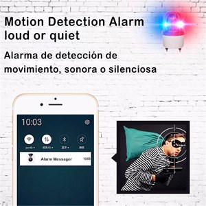 Camera ip wifi motorisée 360° hd 720p, vision nocturne, détecteur de mouvement