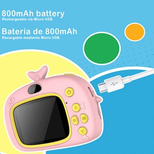 Appareil photo pour enfants x12 avec photos et vidéos, avec des jeux intégrés