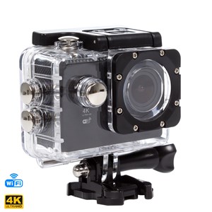 Caméra sportive garrix 4k avec wifi, batterie 900mah et étanche jusqu'à 30m.