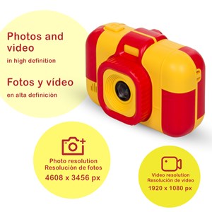 Appareil photo pour enfant l1 pour photos et vidéos, avec des jeux intégrés.