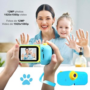 Appareil photo numérique pour enfants avec jeux. Écran pliable de 2,4&nbsp;.