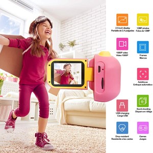 Appareil photo numérique pour enfants pour photos et vidéos avec jeux.