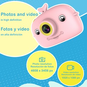 Appareil photo enfant x12 de photos et vidéos, avec des jeux intégrés