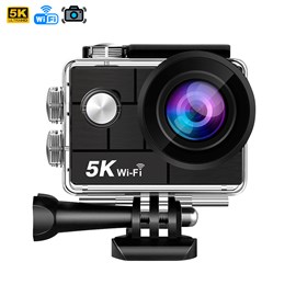 Caméra sportive at-m44 r 5k 30fps avec 47,5 mpx, écran de 2&nbsp;.