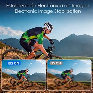 Caméra sportive at-m44 r 5k 30fps avec 47,5 mpx, écran de 2&nbsp;.