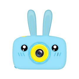 Caméra enfant pour photos et vidéos, avec jeux intégrés.
