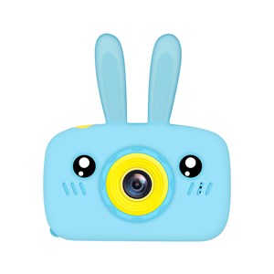 Caméra enfant pour photos et vidéos, avec jeux intégrés.
