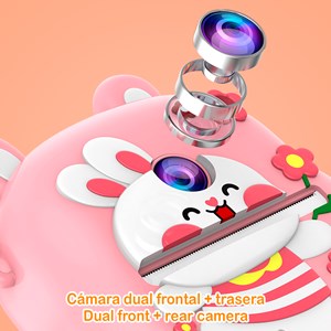 Appareil photo pour enfants de 50mp, vidéo 1080p, caméra double.