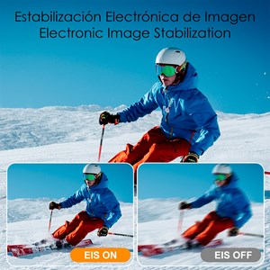 Caméra sportive m86 tr 8k 15fps avec 50 mpx, double écran.