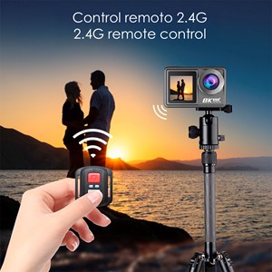 Caméra sportive m86 tr 8k 15fps avec 50 mpx, double écran.