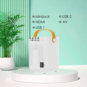 Mini projecteur lcd wifi h1, duplication d'écran pour ios et android.