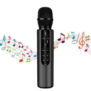 Microphone karaoke avec haut-parleur intégré, bluetooth 5.0. Batterie de 2000mah