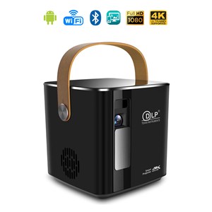 Mini projecteur vidéo led portable p12, dlp. Full hd 1080p. Android 9.0, wifi.