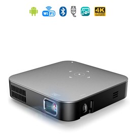 Mini vidéoprojecteur led portable s200, dlp. Android 9.0, wifi, écran tactile.