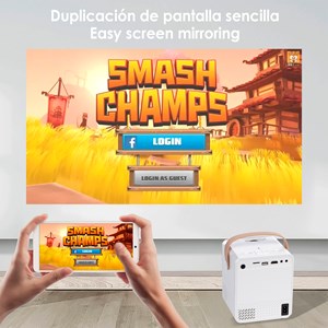 Projecteur lcd wifi 5g imax, android 7, prend en charge 4k. 120 ansi lumens.