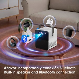 Projecteur lcd wifi 5g imax, android 7, prend en charge 4k. 120 ansi lumens.