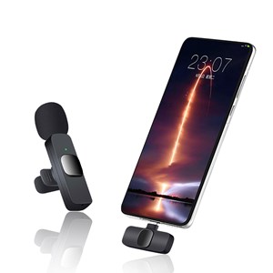 Microphone sans fil professionnel k9 de diffusion. Pour iphone, android, pc.