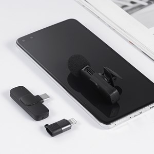 Microphone sans fil professionnel k9 de diffusion. Pour iphone, android, pc.