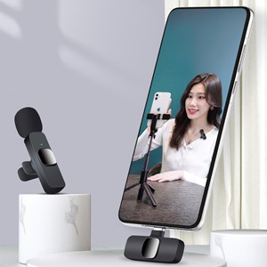 Microphone sans fil professionnel k9 de diffusion. Pour iphone, android, pc.