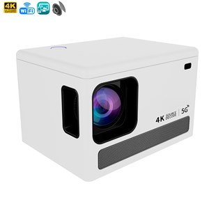 Projecteur lcd x8, support 4k uhd, duplication d'écran pour ios et android.