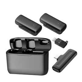 Microphone sans fil portable j13 clip. Inclut 2 micros et 1 récepteur.