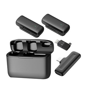 Microphone sans fil portable j13 clip. Inclut 2 micros et 1 récepteur.