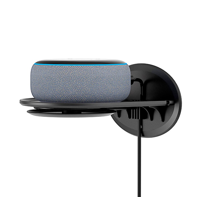 Support mural pour enceintes intelligentes avec organisateur de câbles