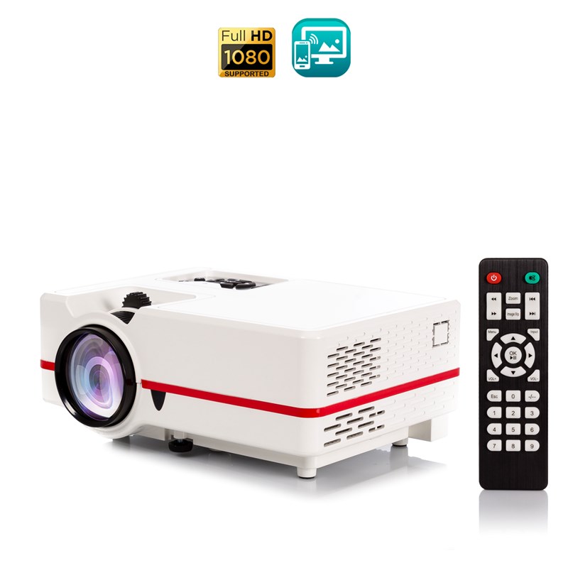 Projecteur vidéo led avec duplication d'écran pour ios et android.