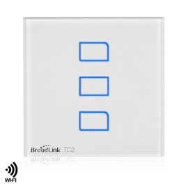 Interrupteur tactile à 3 boutons, contrôle à distance via wifi