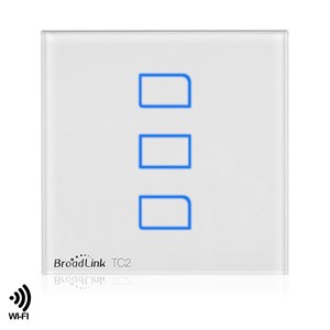 Interrupteur tactile à 3 boutons, contrôle à distance via wifi