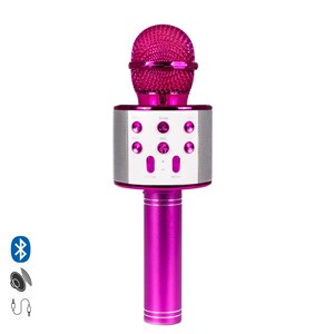 Microphone karaoke multifonction avec haut-parleur intégré