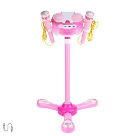 Kit de karaoke pour enfants avec 2 microphones et support