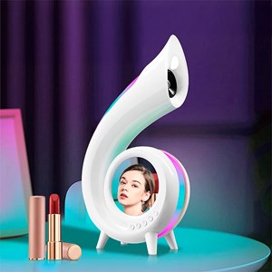 Enceinte coquillage 6 en 1 avec lumière d'ambiance unique avec 256 modes.