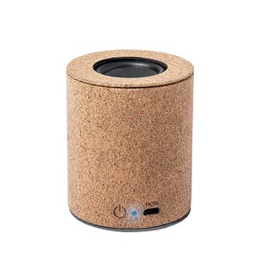 Enceinte nature liège bluetooth 5.0. Puissance sonore 3w. Batterie 300 mah