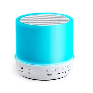 Enceinte bluetooth avec lumières led multicolores. Puissance sonore 3w.